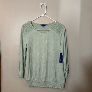 Apt. 9 3/4 Sleeve Top NWT